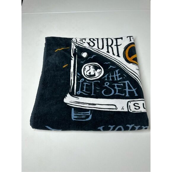 Pacific Creations Surf The Earth Cotton Beach Towel Size 64” X 34” - Picture 7 of 7